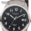 REGENT Men's Watch with Design Titanium Link Bracelet and Titanium