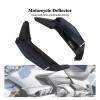 HDBUBALUS Dark Smoke Adjustable Air Deflectors Fit For Honda Gold