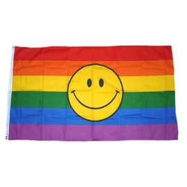 Flag Rainbow Smile 90 x 150 cm Flags
