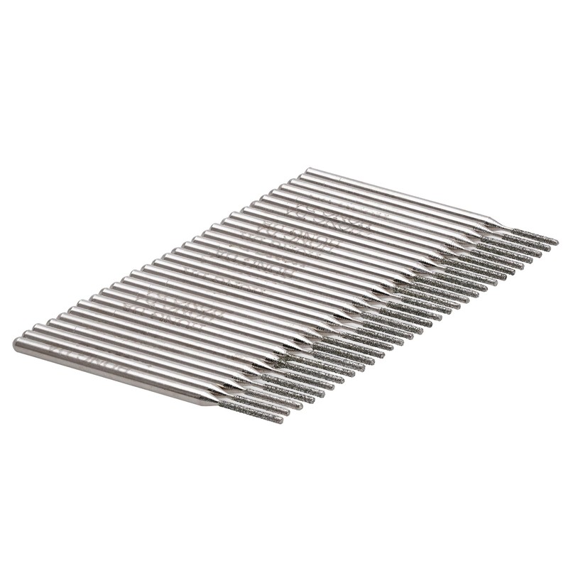ChilternCasa 1mm Diamond Drill Bits, Cylinder Grinding Bit Shank 2.35mm