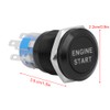 Botón de arranque del motor de automóvil, Keenso 12V Interruptor