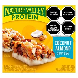 Nature Valley Protein Chewy Snack Bars, Coconut Almond, 5 Bars, 7.1 oz