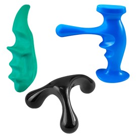 3pcs Massage Set, Deep Tissue Massage Tool Massage Trigger Point Therapist Thumb Trigger Points, Face Roller, Massage Tool, Trigger Point Pusher for Back, Neck, Arms and Legs