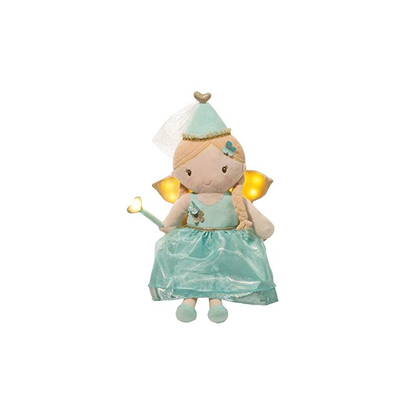 Douglas Tealia Light & Sound Aqua Fairy Plush Stuffed Doll