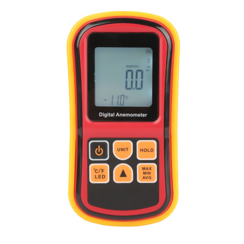 GM8901 Handheld LCD Digital Anemometer Air Speed Tester Wind Velocity