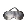 Freshbaffs 100% Silk Sleep Mask Free Ear Plugs Included (Black)