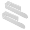 Self Adhesive Hand Towel Holder U Shaped Space Saving Acrylic