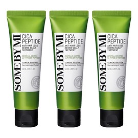 Some By Mi Cica Peptide Anti-Hair Loss Derma Scalp Treatment, 3 Pieces, 50ml / 썸바이미 시카 펩타이드 안티 헤어로스 더마 스칼프 트리트먼트, 3개, 50ml