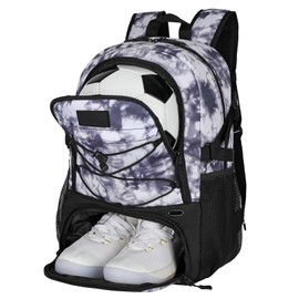 Goloni Soccer Backpack,Basketball bag with Ball Compartment & Shoe Compartment,Backpack for Soccer, Football, Volleyball, Swim, Gym, Travel
