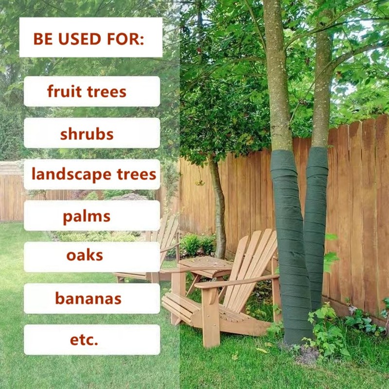 Tree Protector Wraps, Winter Plants Tree Trunk Cold-Proof Frost Protection