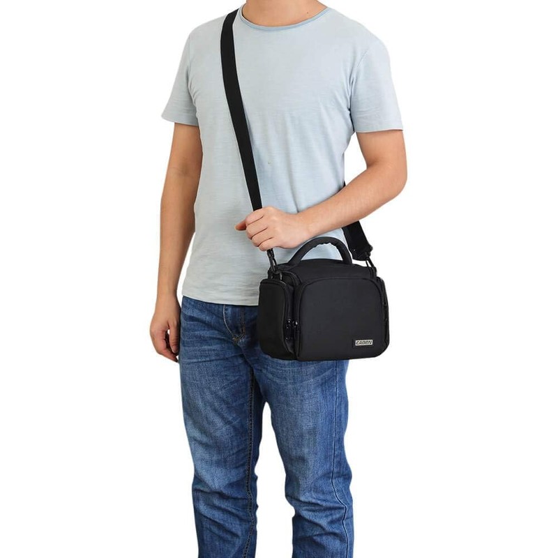 CADeN Camera Bag, Canvas Shoulder Bag with Removable Insert, Case,