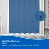 Kenney KN61752 Lightweight 3 Gauge Waterproof PEVA Shower Curtain Liner