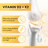 Vitamin D3 K2 Supplement with Vitamin D3 5000 IU, 200