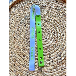 Crocs Lanyard White & Green To Add Charms