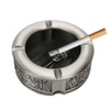 Ashtray Zinc Alloy Retro Egyptian Pharaoh Pattern Living Room Decoration