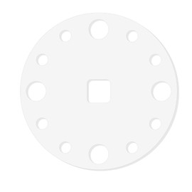 Betagt Clock Router Templates, 12" Circle Clock Face with Clock Dials, Acrylic Templates for Woodworking, DIY Clock Board Inlay Template Guide Tools