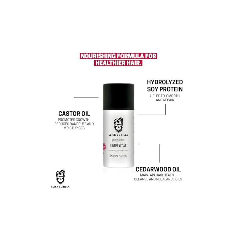 Slick Gorilla Cream Styler 100ml/ 3.38fl oz