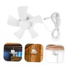 LABRIMP Portable USB Ceiling Fan with Timer No Drill Design
