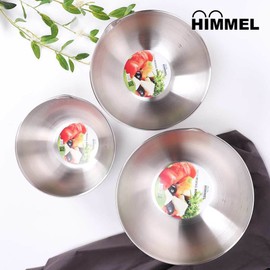 Himmel stainless steel mixing bowl 32cm salad bowl / 힘멜 스텐 믹싱볼 32cm 샐러드볼
