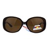 Womens Polarized Lens Sunglasses Classic Oval Rectangular Frame UV 400