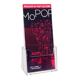 Premium Counter Top Trifold 4-Inch Wide Acrylic Brochure Holder