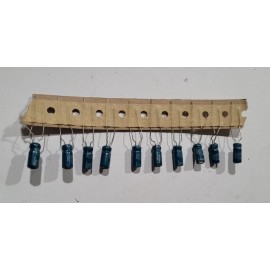 REC Radial Type Electrolytic Capacitors 3.3uF 63V New Lot of 10 Pcs