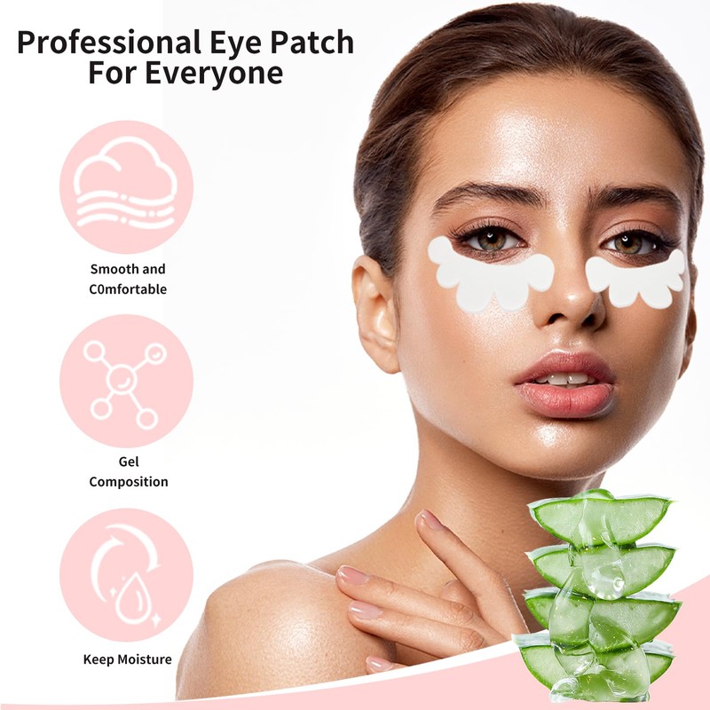 50 Pairs Eyelash Extension Gel Patches Kit, Lash Extension Lint