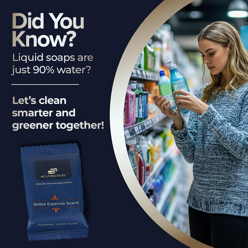 MELTINGTABS Foaming Hand Soap Tablets Refill – Noble Essence Scent,