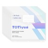 TOTiyea 30 Pack 3 Holes Binder Pocket Folders, 100 Sheets