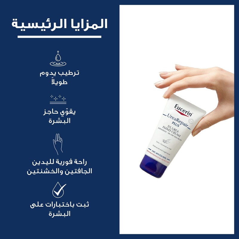 Eucerin 3470663 UreaRepair Plus 5% Urea Hand Cream 75ml