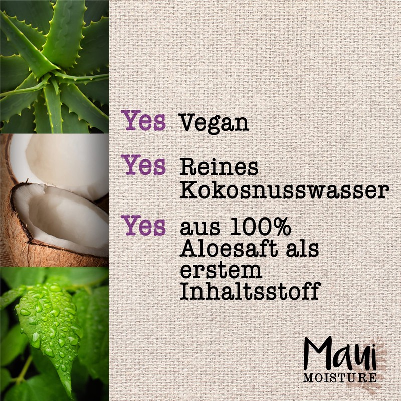 Vegan Maui Moisture for Dry, Damaged Hair