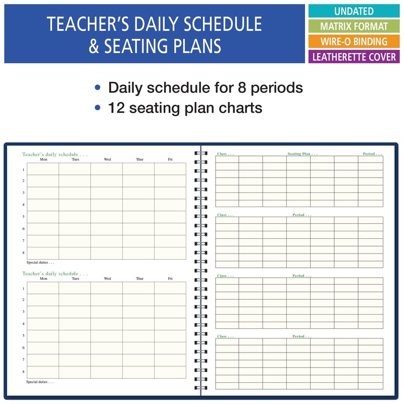 Elan Publishing Company 6 Period Teacher Lesson Plan; Days Vertically