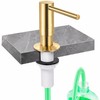 Brass Liquid Soap Dispenser for Kitchen Sink & Bathroom –