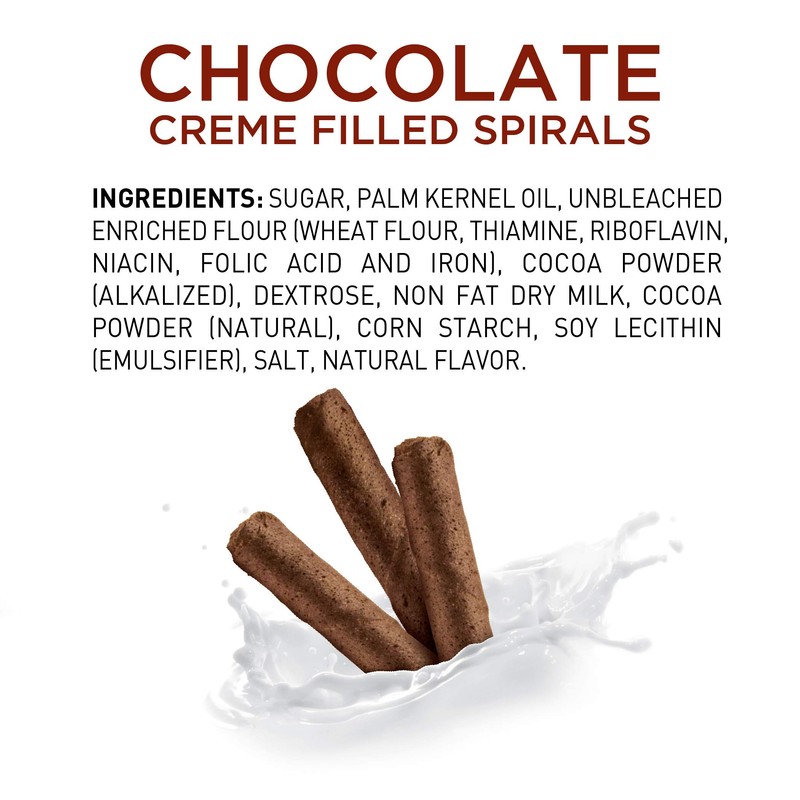 got milk? Wafer Spirals, Chocolate, 14 Oz. Tin with 36