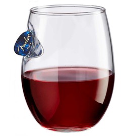 BenShot Guitar Wine Glass - 15oz - HandCrafted Glassware for Musicians for Fathers Day or All-American Celebrations