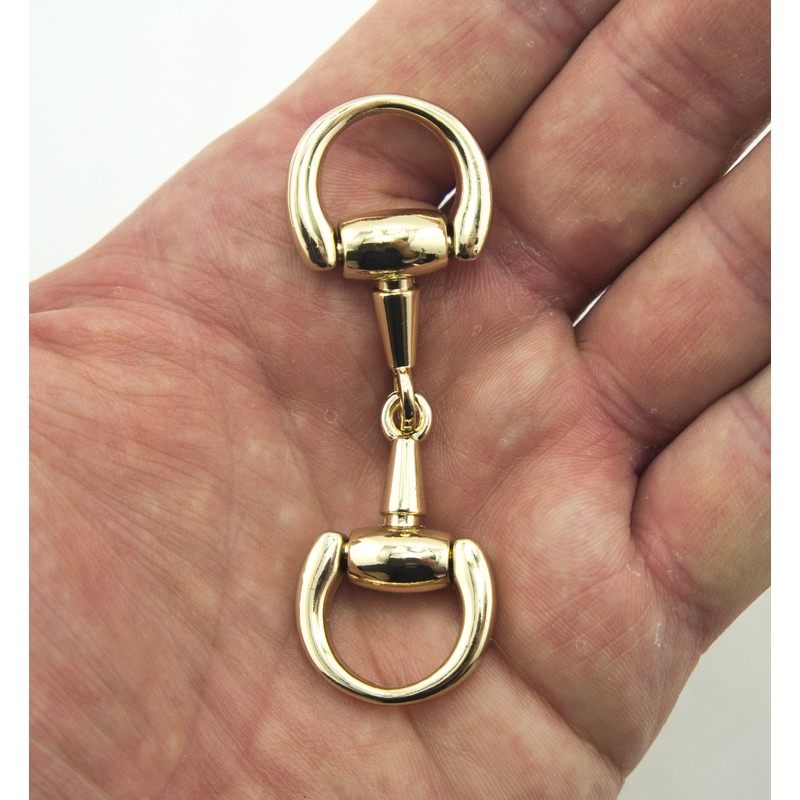 HAND® No. 1146 Pretty Polished Gold Equestrian Buckles for Shoes,