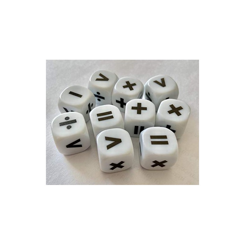 Tarquin Equation and Operations Dice