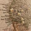 JCUGSBS Map Pins Goldkopf Pins Pin Board Pins for Pin