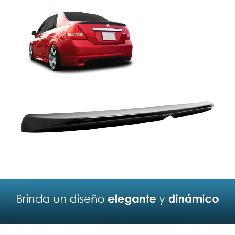Aleron Nissan Tiida Cajuela Sedan Spoiler Tuning 2010-2018