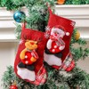 Azuki Christmas Stocking 3 Pack, Santa,Snowman,Reindeer,Bear Christmas Decorations and Party