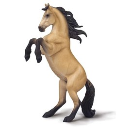 CollectA Warlander Mare Rearing (Buckskin) - Realistic Hand Painted Horse Toys, Animal Figures & Models, Gifts For Toddlers & Kids, Age 3 Years +