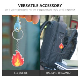 CIMAXIC 12pcs Fire Engine Key Fob Party Gifts Cute Fire Brigade Helmet Design Car Hanger Decoration Ideal as Fire Brigade Accessories & Gift – Includes Gift Box for Firefighters