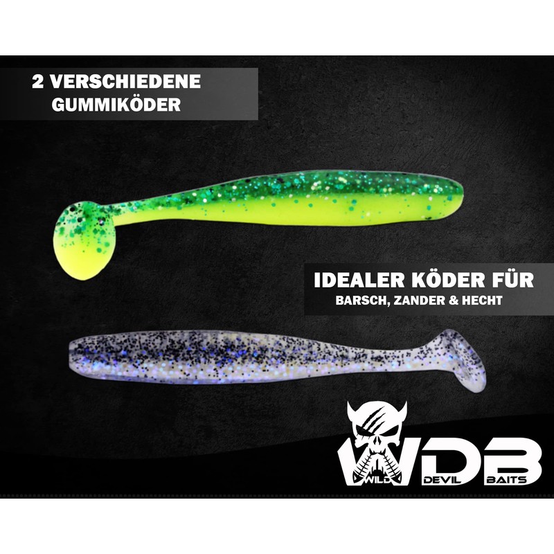 Angel-Berger Wild Devil Baits Texas Carolina Set Texas-Carolina Monatage Ready2Fish
