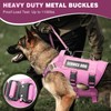 WINSEE Tactical Dog Harness with Dog Leash, Service Working MOLLE