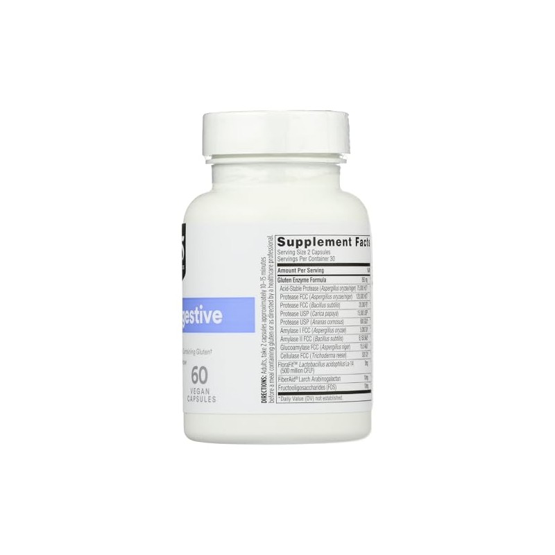 Enzymes Gluten Digestive Capsules - 60 Count