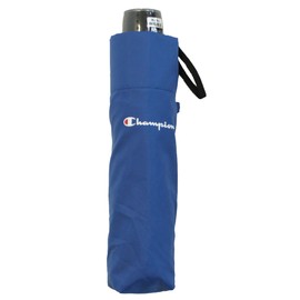 Champion CHM19MN58 Mini Folding Umbrella, Blue, Plain, 22.8 inches (58 cm) x 8R, Men's Windproof