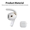 Adhiper 3 Pairs Ear Hooks for Airpods 4 [Added Earphone