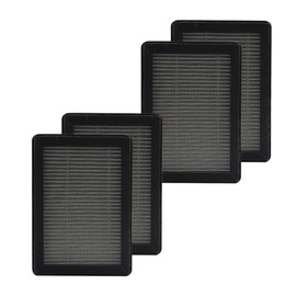 PUREBURG Replacement True HEPA Filters Compatible with VALKIA PU-P02 Air Purifier,H13 4-Stage Filtration Activated carbon 2-in-1 Air Clean Dust VOCs,4-Pack