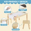 Bateso Sensory Table for Toddlers 1-3 with 2 Chairs &