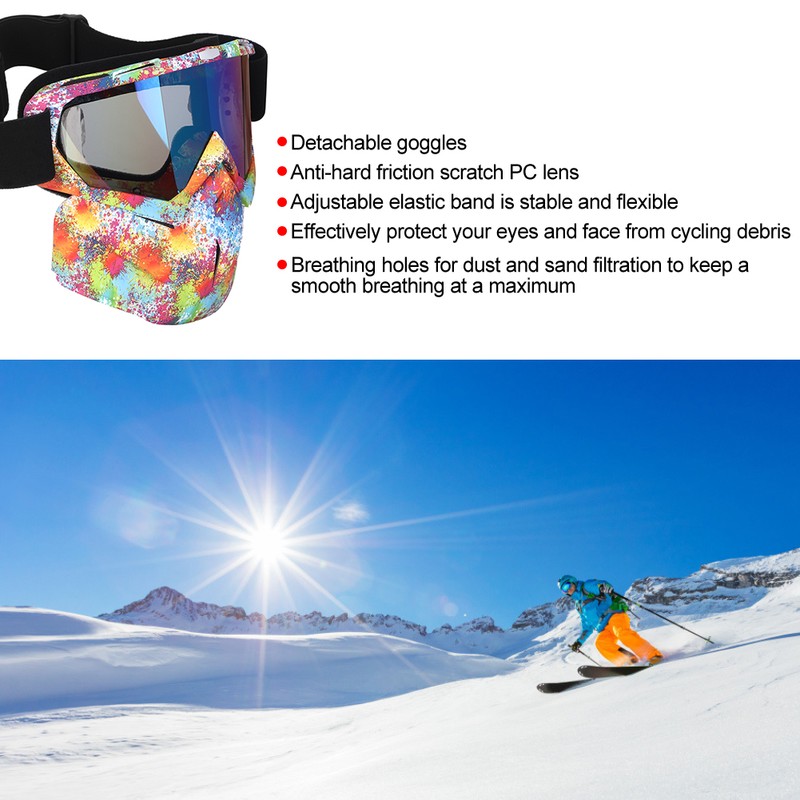 Motorcycle Goggles Men Women Snowmobile Glasses Ski Snowboard Winter Snow